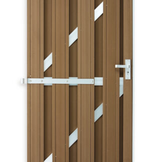 Gartentor WPC komposit braun 90x180cm*