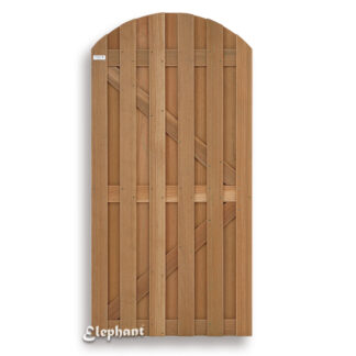 Gartentor hartholz mit Bogen 90x180cm*