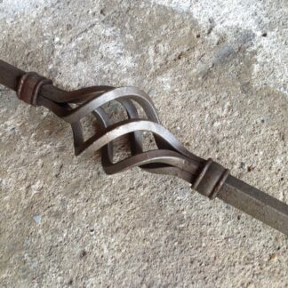 Geländer Stab mit Zwiebel-Wirbel f Fenstergitter- Balkongeländer Treppen, Gitter*