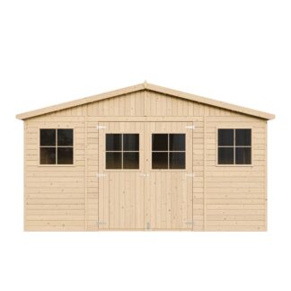 Gerätehaus Gartenhaus Kiefernholz 297×401×246cm*