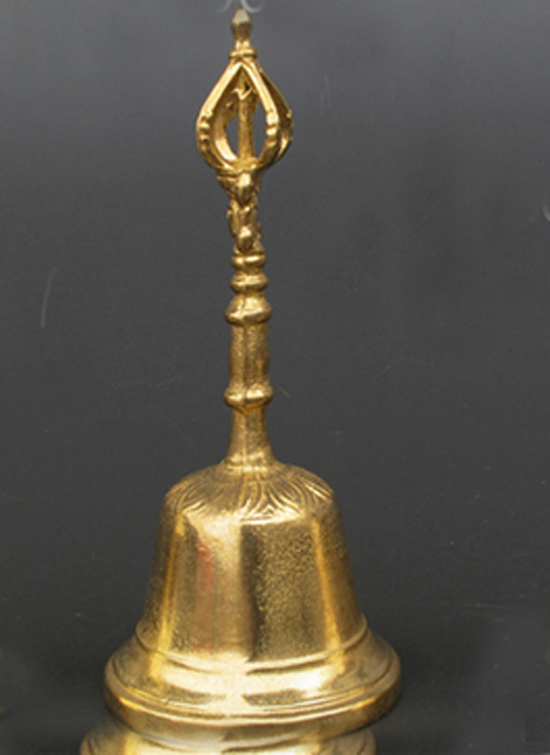 Glocke - Nostalgie Tischglocke aus Messing, wunderbar heller Klang - Weihnachten*