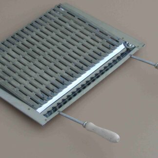 Grillrost Gartengrillkamin Grillkamin edelstahl 55x35cm*