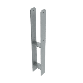 H-Anker feuerverzinkt 91x8/80/800 mm*