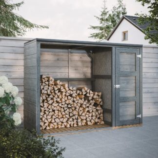 Holzlager für Brennholz 75x217x159cm*