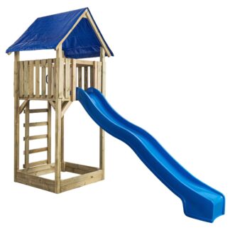 Holzschaukel Spielturm Suzy mit Rutsche*