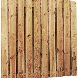 Holzzaun Dichtzaun 180x180cm Bogen 21 Dielen*