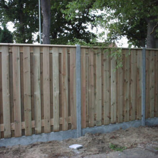 Holzzaun mit Betonpfosten 200x190cm pro Satz*