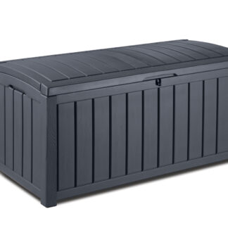 Kissenbox Auflagenbox anthrazit 128x65x61cm*
