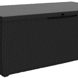 Kissenbox schwarz 123x57x53,5cm*