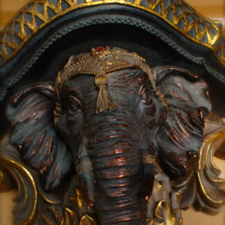 Konsole, Wandkonsol​e, indisch Rega​lträger, Elefant des Maharadja Regal INDIEN*