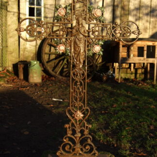 Kreuz, Grabkreuz, stehend, als romantischer, Grabschmuck, Tiergrabmal*