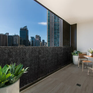 Kunsthecke Sichtschutzmatten Hagmatte Taxus Anthrazit 1x3m*