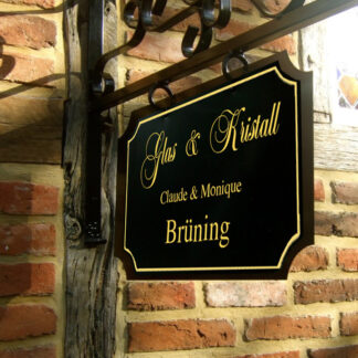 Ladenschild, Werbe Schild für Restaurant + Café, großer Nostalgie Aushang*