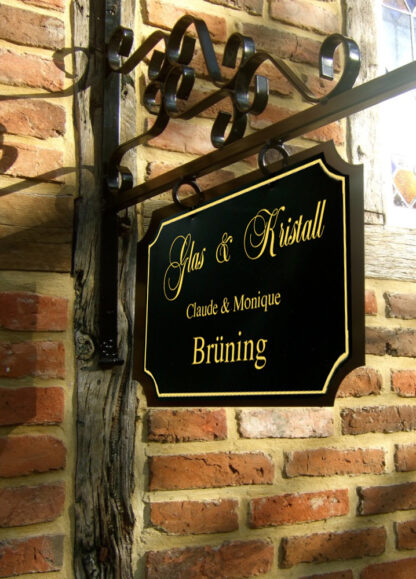 Ladenschild, Werbe Schild für Restaurant + Café, großer Nostalgie Aushang*
