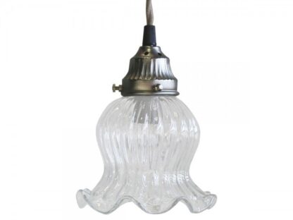 Lampe Tulpe Glas handgemacht von Chic Antique*