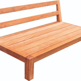 Lounge Sitzbank hartholz 68x136x74,5cm*