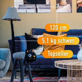Luna – die Katzen-Stehlampe (120 cm)*