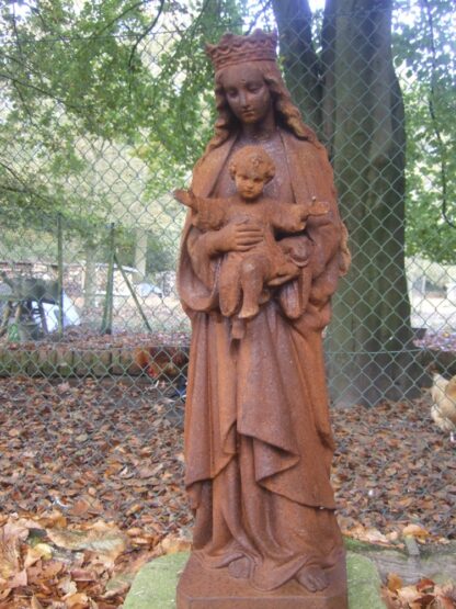 Madonna mit Kind, Marien-Skulptur, Devotionalien Maria Grabschmuck*