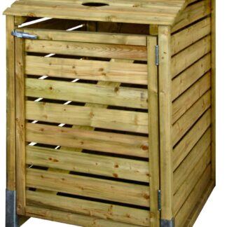 Mülltonnenverkleidung Mülltonnenbox Mülleimerbox 80x122x90cm*