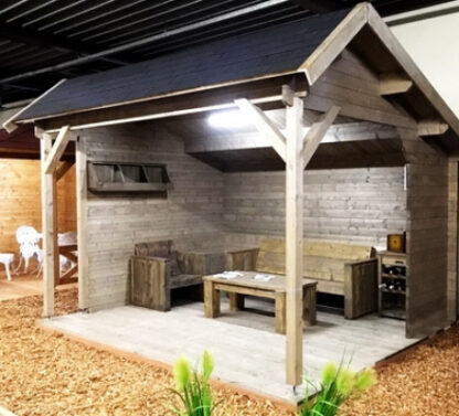 Pavillon 380x320cm / 40mm*