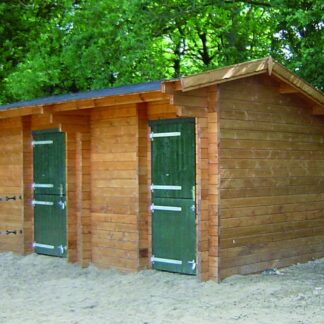 Pferdebox Duo 7,5x3,8m hochwürdig Fichten*