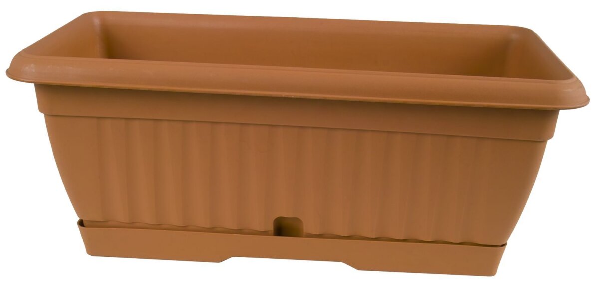 Pflanz-/Blumenkasten DAVID inkl. Untersetzer 43 cm*