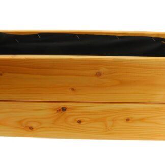 Pflanzkasten 60x22x24,5cm aus Lärche mit Vlies und Griffen*
