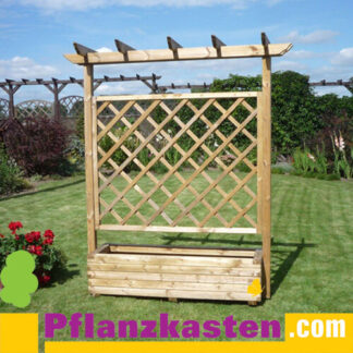 Pflanzkasten Kiefer mit Rankgitter 150x50x40cm Typ Robi*