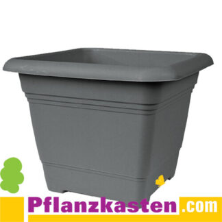 Pflanztopf Nora aus Kunststoff Anthrazit 48x48cm (oben)*