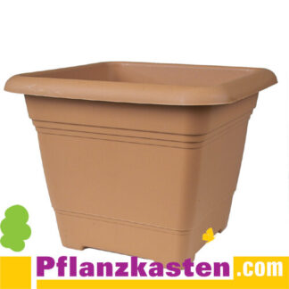 Pflanztopf Nora aus Kunststoff Terrakotta 48x48cm (oben)*