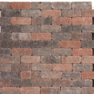 Pflastersteine Rotschwarz 20x5x6cm (m2)*