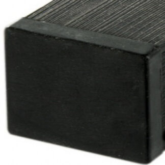 Pfosten Kunststoffzaun WPC Schwarz 7x7x270cm*