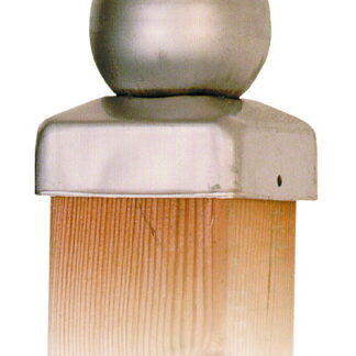 Pfostenkappen Edelstahl Kugel 91mm*