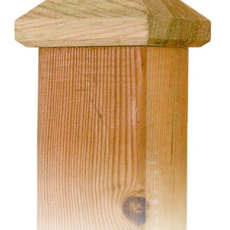 Pfostenkappen Holz Flach 80mm*