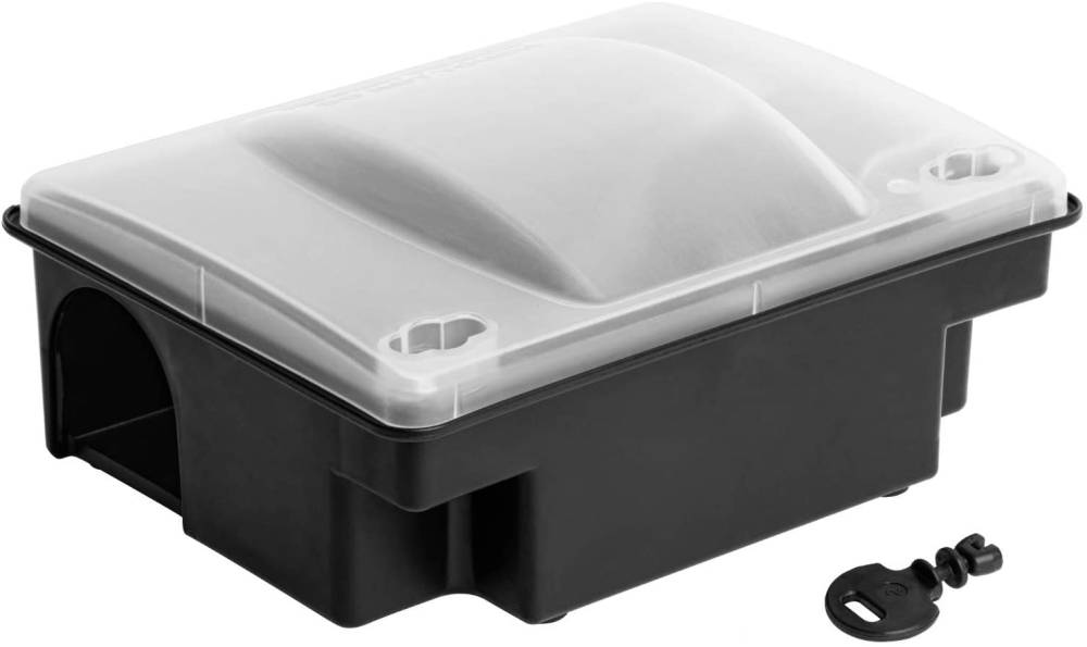 Rattenköderbox mit Schlüssel und Wandhalterung 23x18x10 cm*