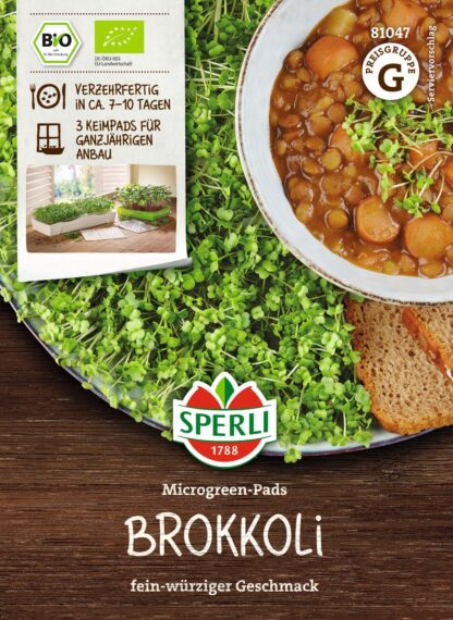 SPERLI BIO Microgreen-Pads Brokkoli*