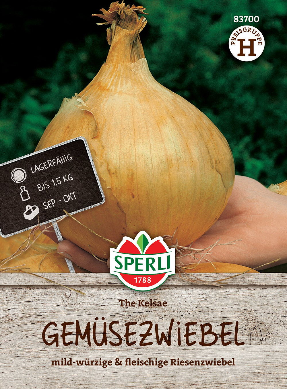 SPERLI Gemüsezwiebel-Samen 'The Kelsae'*