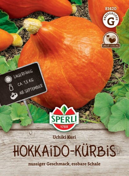 SPERLI Hokkaido-Kürbis 'Uchiki Kuri'*