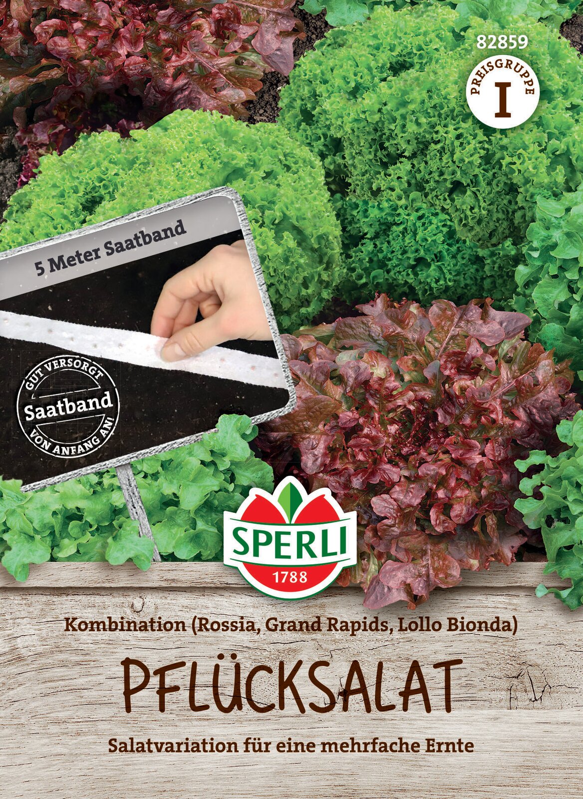 SPERLI Pflücksalat-Samen Kombination, Saatband*