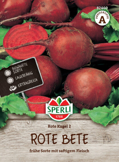 SPERLI Rote Bete 'Rote Kugel 2', 1 Saattüte*