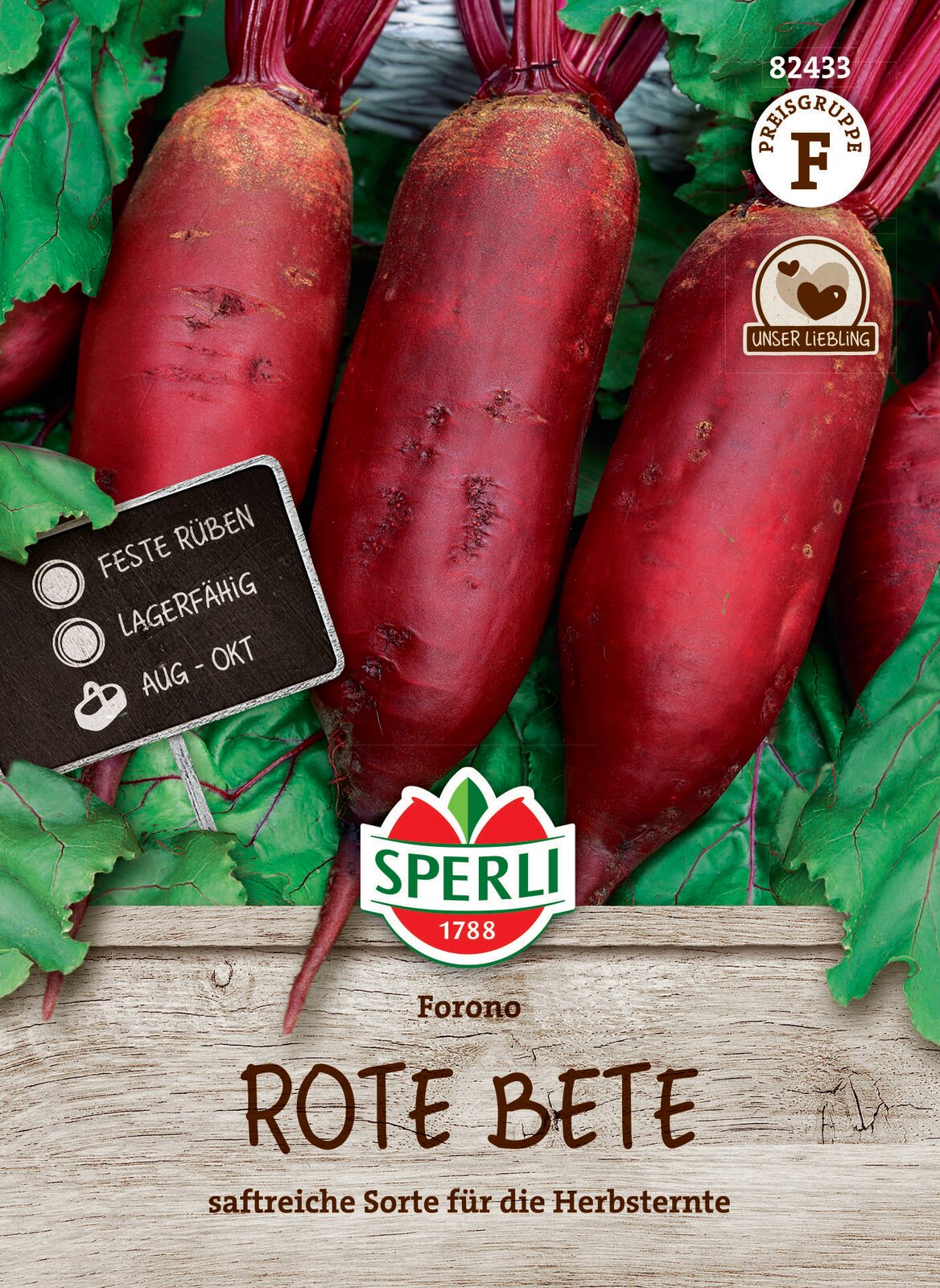 SPERLI Rote Bete-Samen 'Forono'*