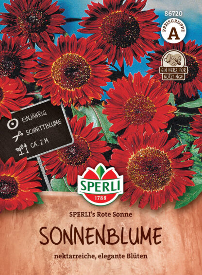 SPERLI SPERLI's Sonnenblume 'Rote Sonne', orange*