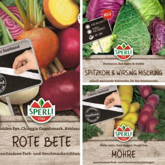 SPERLI Saatgut-Set "Bunter Gemüsemix", 3 x Saatgut*