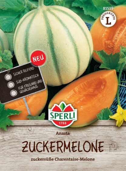 SPERLI Zuckermelone 'Anasta', F1, gelb*