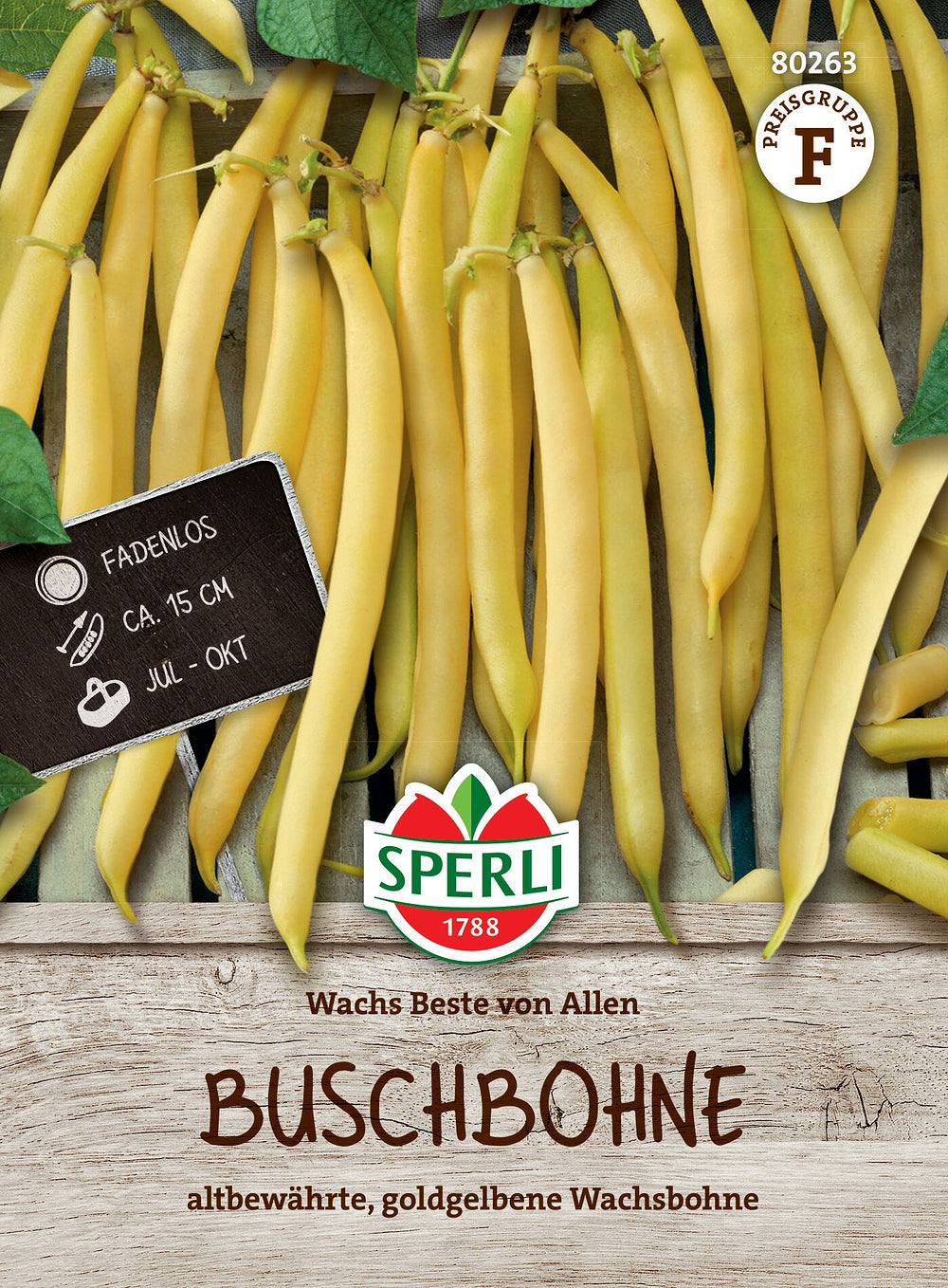 SPERLI's Buschbohnen-Samen 'Wachs Beste von Allen'*