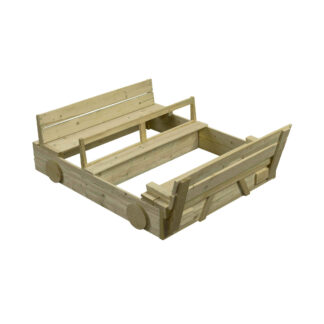 Sandkasten holz 120x100cm, Auto*