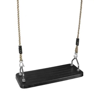 Schaukelsitz gummi schwarz 65x14x8cm für Holzschaukel Spielgeräte*