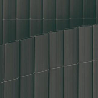 Sichtschutzmatte PVC Bambuszaun anthrazit 1x3m*