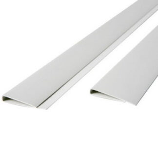 Sichtschutzmatte PVC Profil Bambuszaun weiss 150cm*