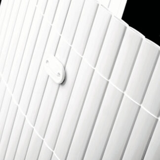 Sichtschutzmatten PVC Bambuszaun Sichtschutz kunststoff weiss 150x300cm*